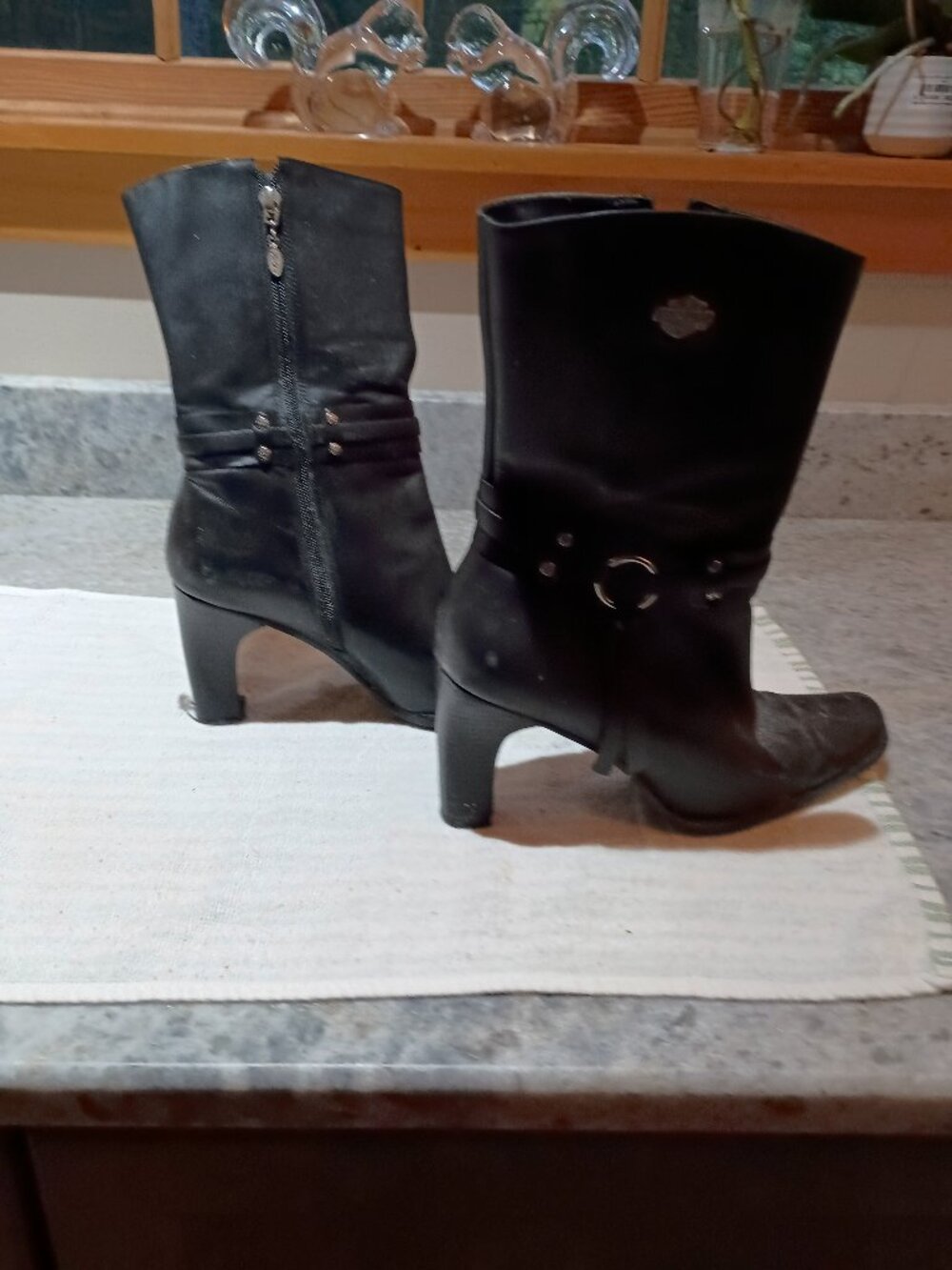 Women's Harley Davidson heeled boots size 9.5